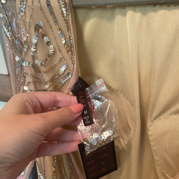 Raga So Spectacular Blush Sequin Dress - Picture 3 of 4